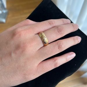 14K Gold Band Ring